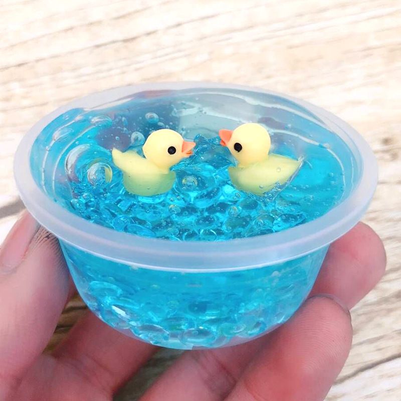 60ml DIY Slime Toys Duck Mud Mixing Cloud Slime Scented Stress Kids Clay Toy Kids Clay Relax Gifts Child Creative Handmade Craft