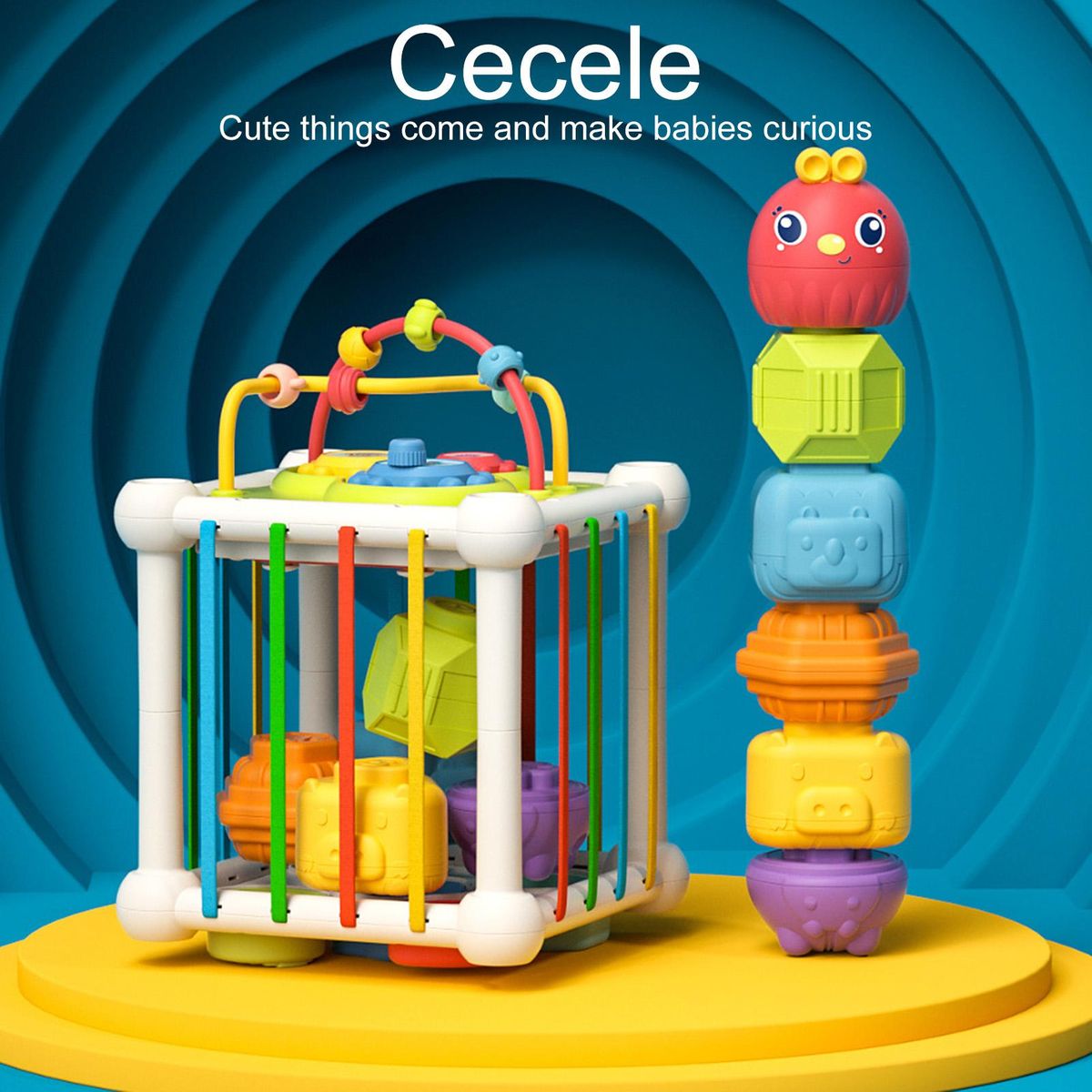 Early Education Toy Early Education Cognitive Toys Multicolor