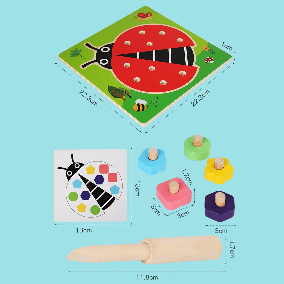 1 Set Fun Nut Game Fun Nut Pairing Toy Game