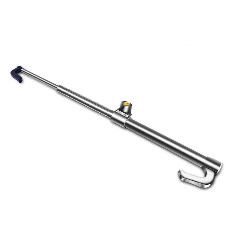 Car Steering Wheel Anti-Theft Lock Brake Lock Retractable Double Hook Car Clutch Pedal Lock For Car