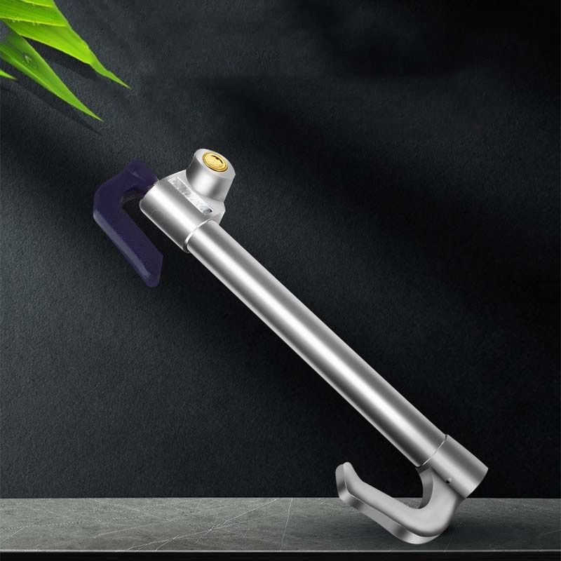 Car Steering Wheel Anti-Theft Lock Brake Lock Retractable Double Hook Car Clutch Pedal Lock For Car