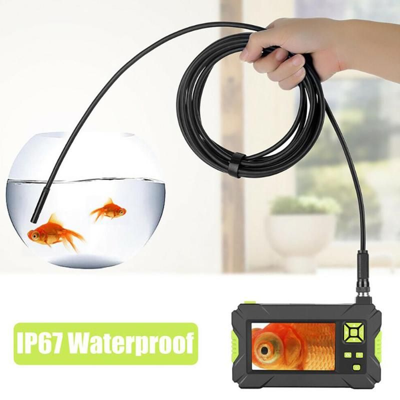 Industrial Endoscope Dual Camera 1080P HD 4.3" LCD Screen Endoscope Waterproof P30 Video Camera Borescope Monitor 18650 Battery