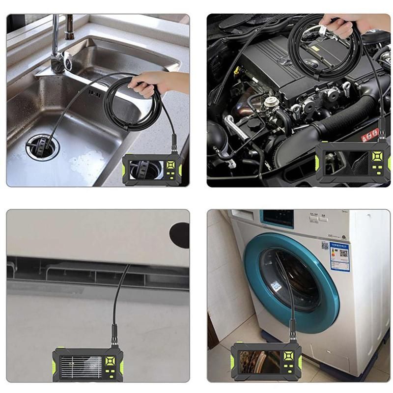 Industrial Endoscope Dual Camera 1080P HD 4.3" LCD Screen Endoscope Waterproof P30 Video Camera Borescope Monitor 18650 Battery