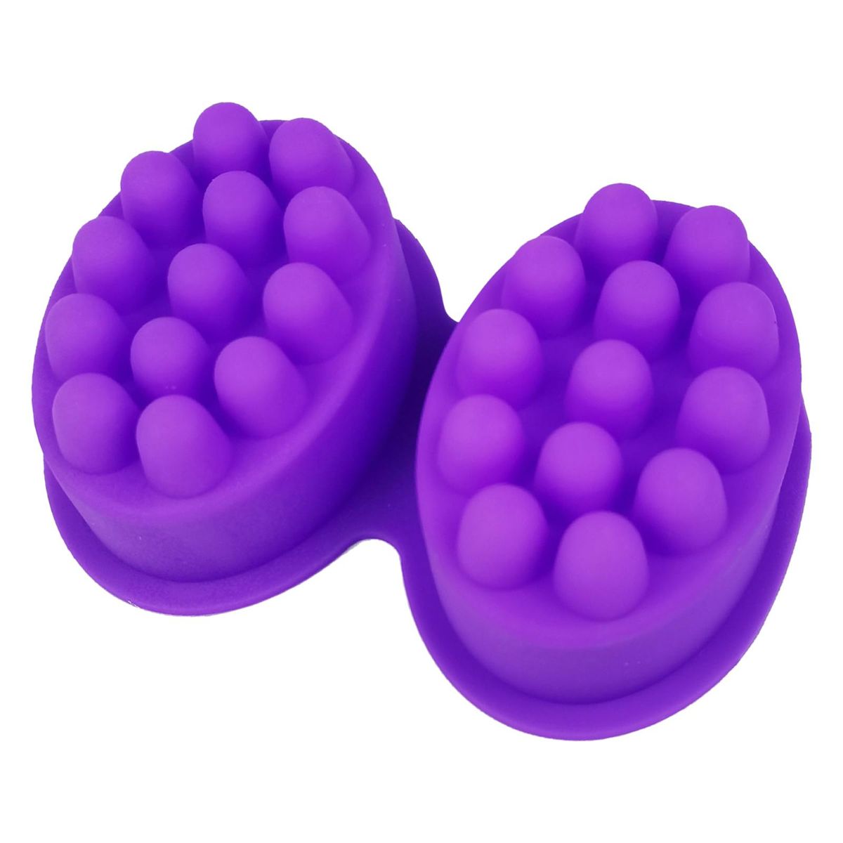 Silicone  Bar  Mold 2 Cavities DIY Handmade Soaps Making 3D