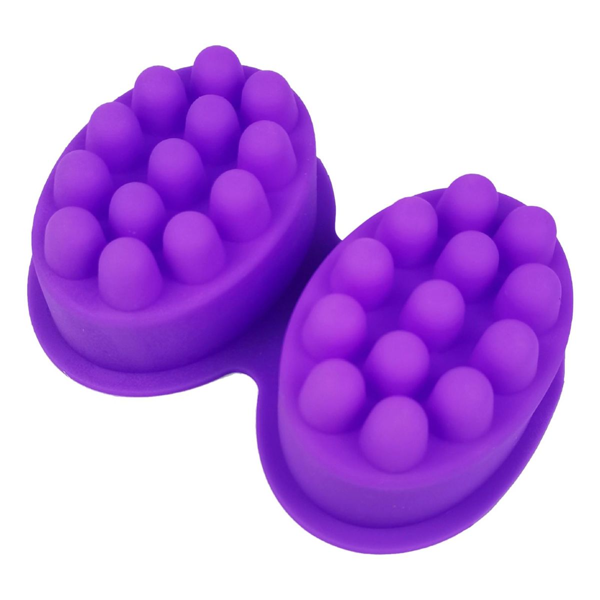 Silicone  Bar  Mold 2 Cavities DIY Handmade Soaps Making 3D