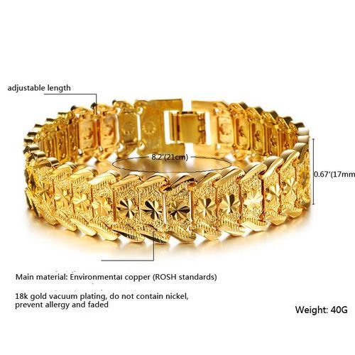 18K Gold Plating Hand Rings Bracelet