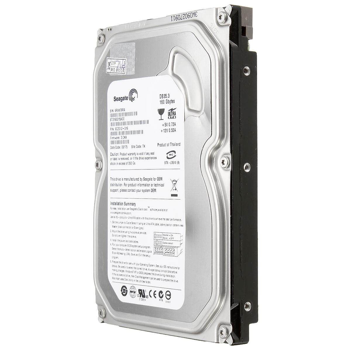New 160GB 2MB 7200RPM IDE PATA ATA-100 3.5" Desktop Hard Disk Drive Desktop