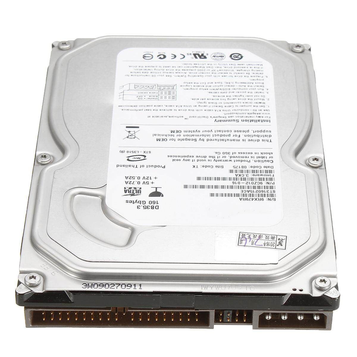 New 160GB 2MB 7200RPM IDE PATA ATA-100 3.5" Desktop Hard Disk Drive Desktop