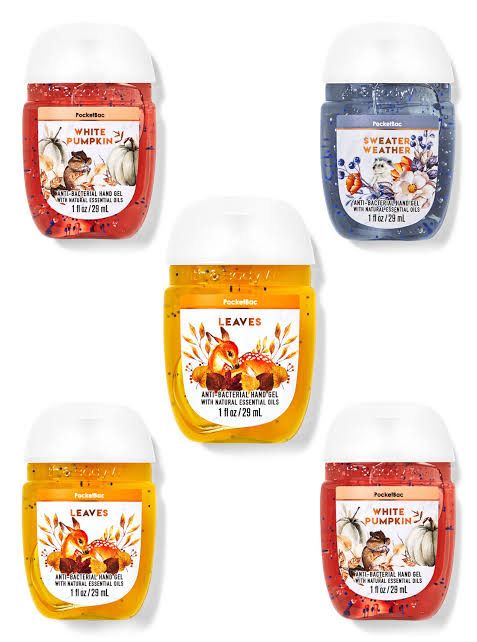Fall Fruit Farm PocketBac Hand Sanitizer, 5-Pack