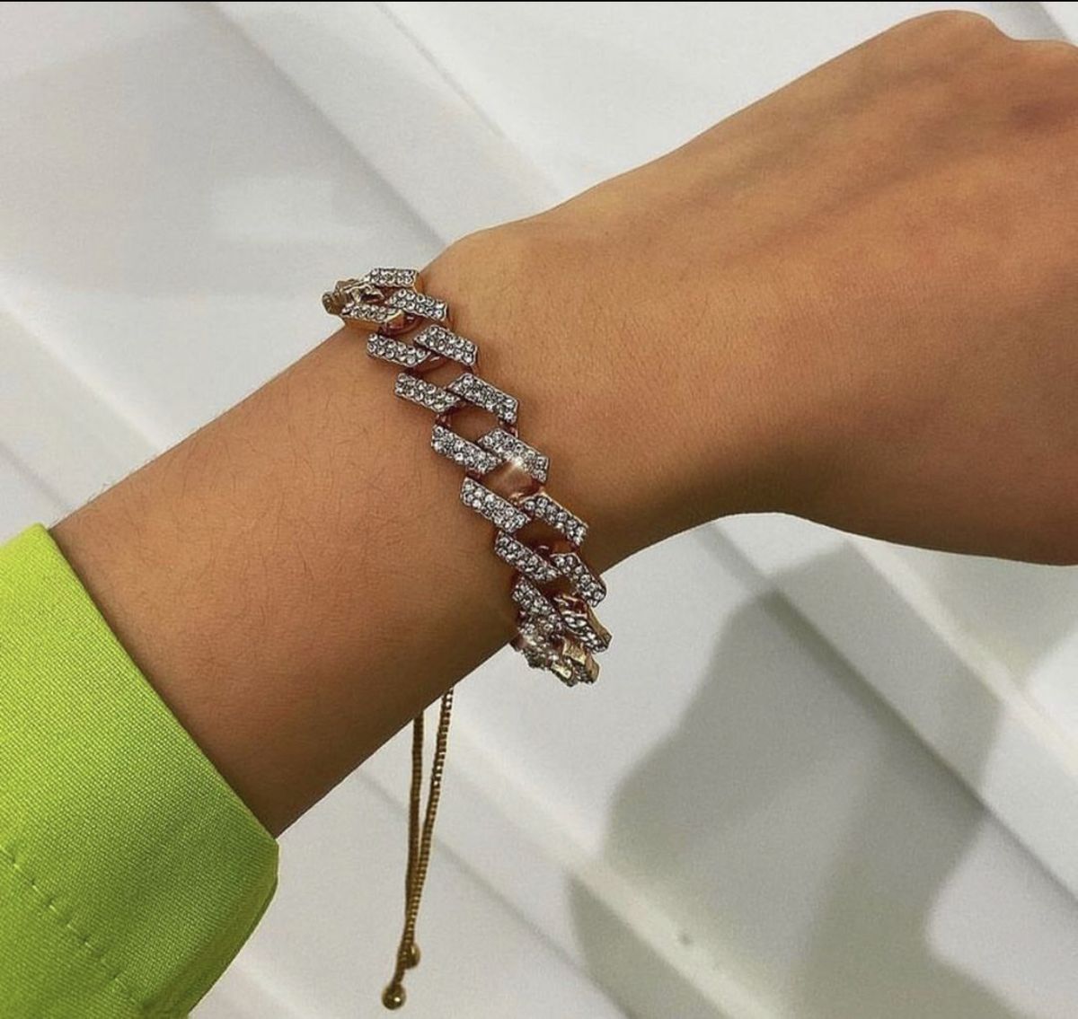Adjustable Link Bracelet- Rose Gold