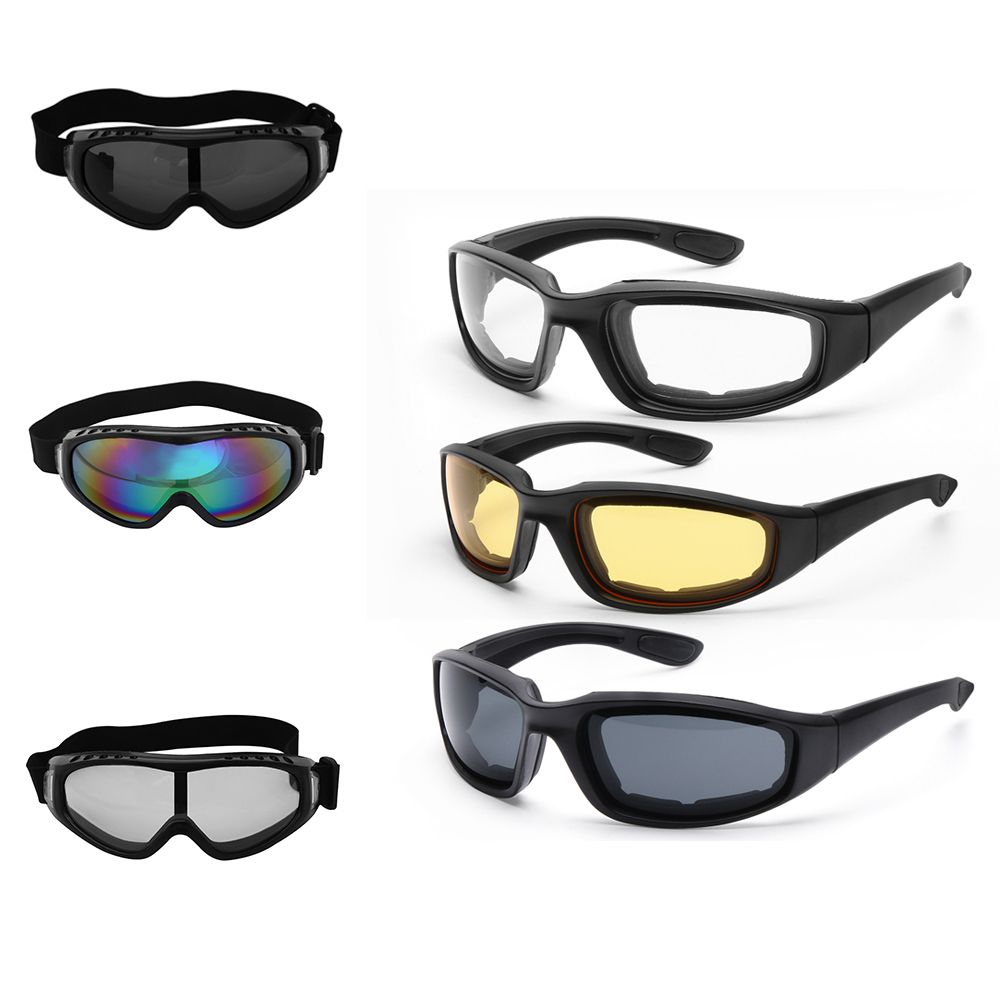 Motorcycle Riding Glasses Wind Resistant Dustproof Padded
