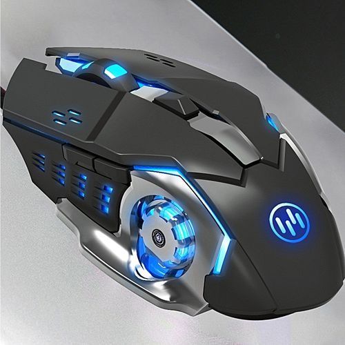 Koaisd Computer Accessories Wired LED Light Optical 1600DPI Gaming Mute Mouse Mice For PUBG