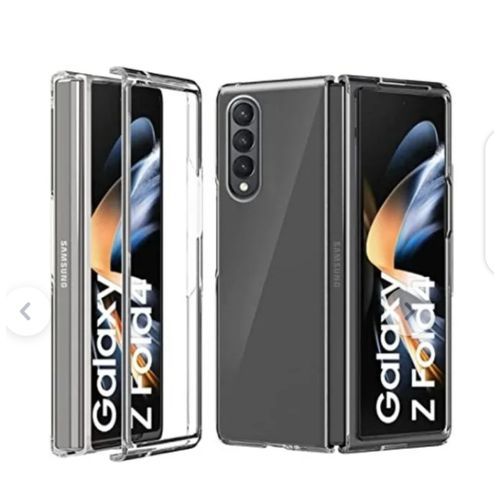 Clear Hard Back Transparent Cover Case For Samsung Z Fold 3