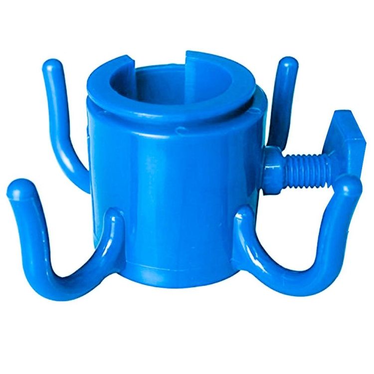 Outdoor Beach Umbrella Hook Nail Four Legs Hooks Garden Umbrella Plastic Four Prongs Hanger(Blue) Beach Umbrella Hook(Blue)