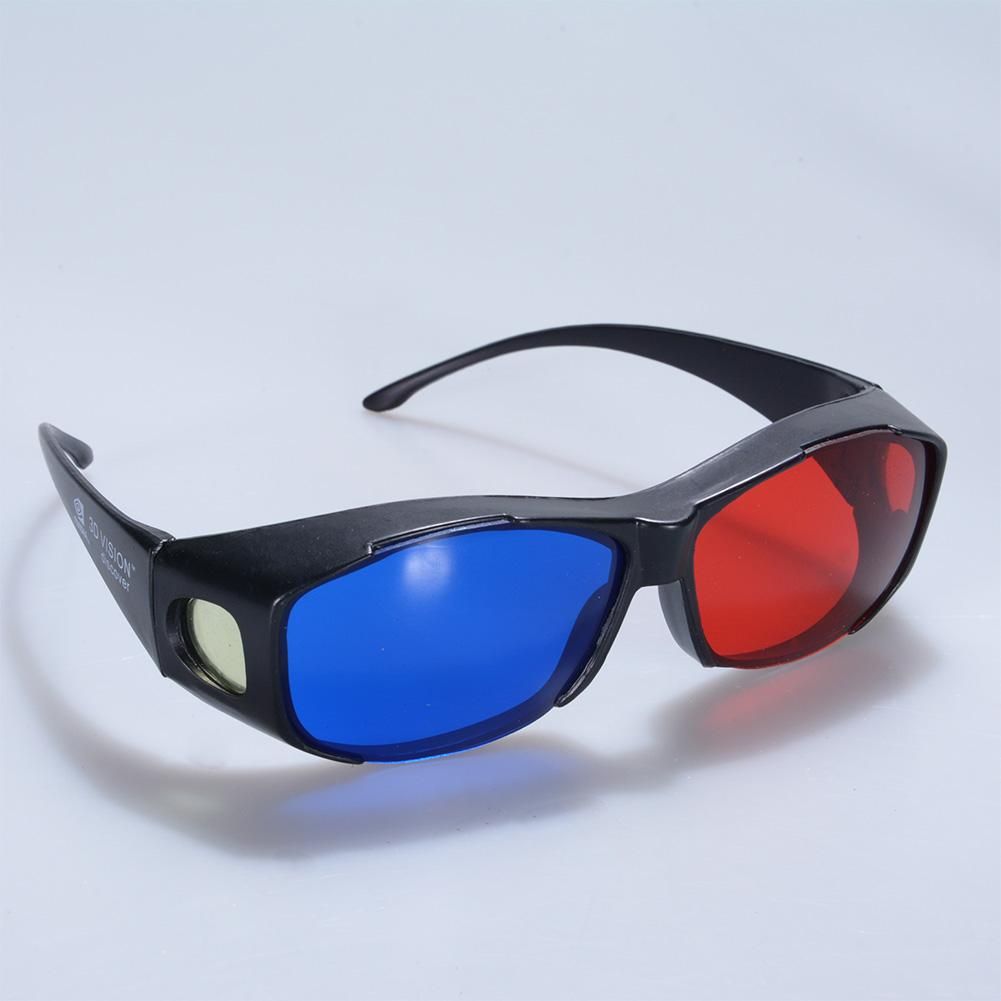 Universal 3D Plastic Glasses / Oculos / Red Blue Cyan 3D GlAnaglyph For Dimensional Anaglyph TV Movie DVD Game As Shown