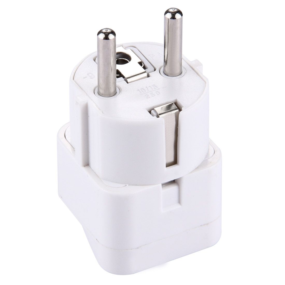 Plug Adapter, Travel Power Adaptor With Europe Socket Plug(White)