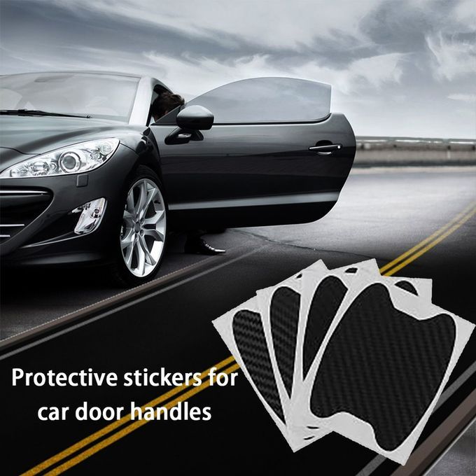 MT Car Door Bowl Protection Sticker Carbon Fiber Universal Handle
