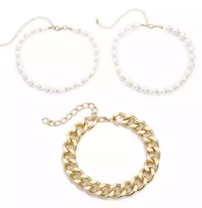Sunset Round Pearls Fashion Necklace