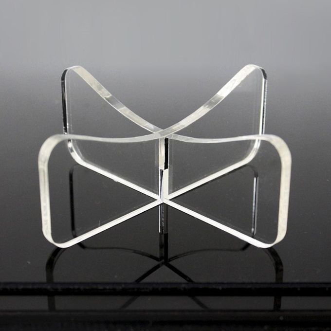 Transparent Basketball Football Acrylic Display Stand Home Ball Holder
