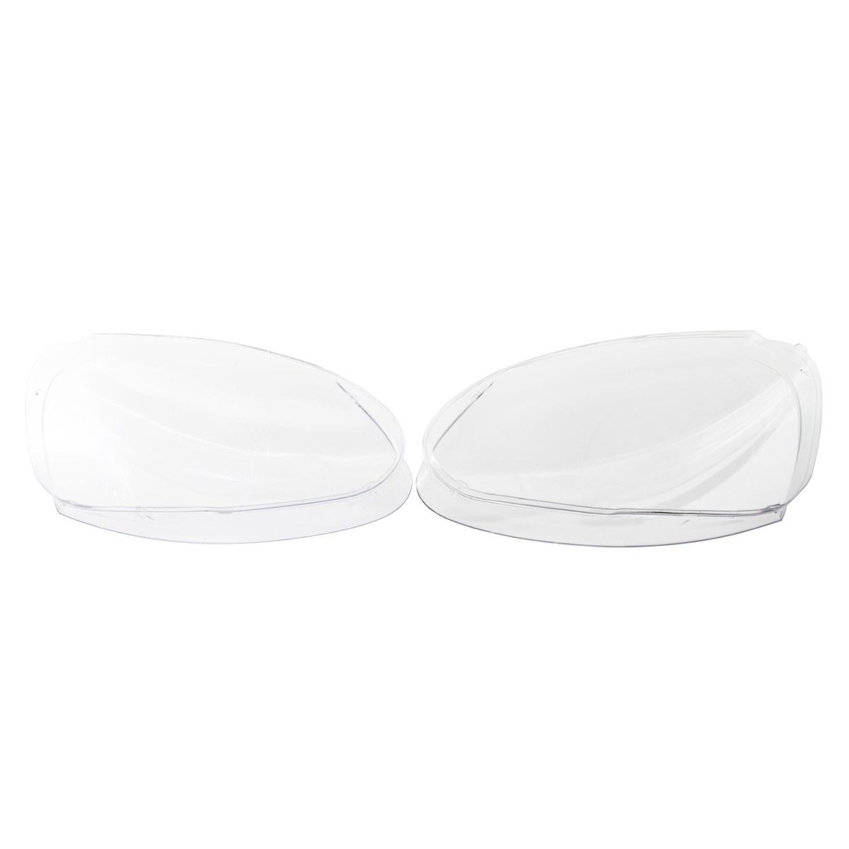 2PCS Headlight Headlamp Clear Lens Transparent Shell Cover Replacement for Volkswagen VW Golf5 MK5 Jetta 2005-2009