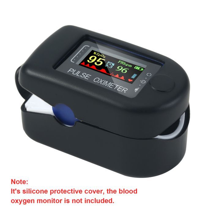 Blood Oxygen Monitor Case Silicone Fingertip Pulse Monitor