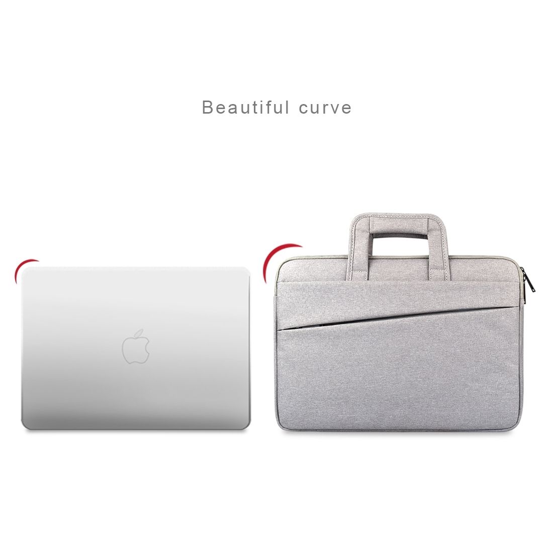 Universal Double Side Pockets Wearable Oxford Cloth Soft Handle Portable Laptop Tablet Bag, For 14 Inch And Belowbook, Samsung, Lenovo, Sony, DELL Alienware, CHUWI, ASUS, HP(Black)