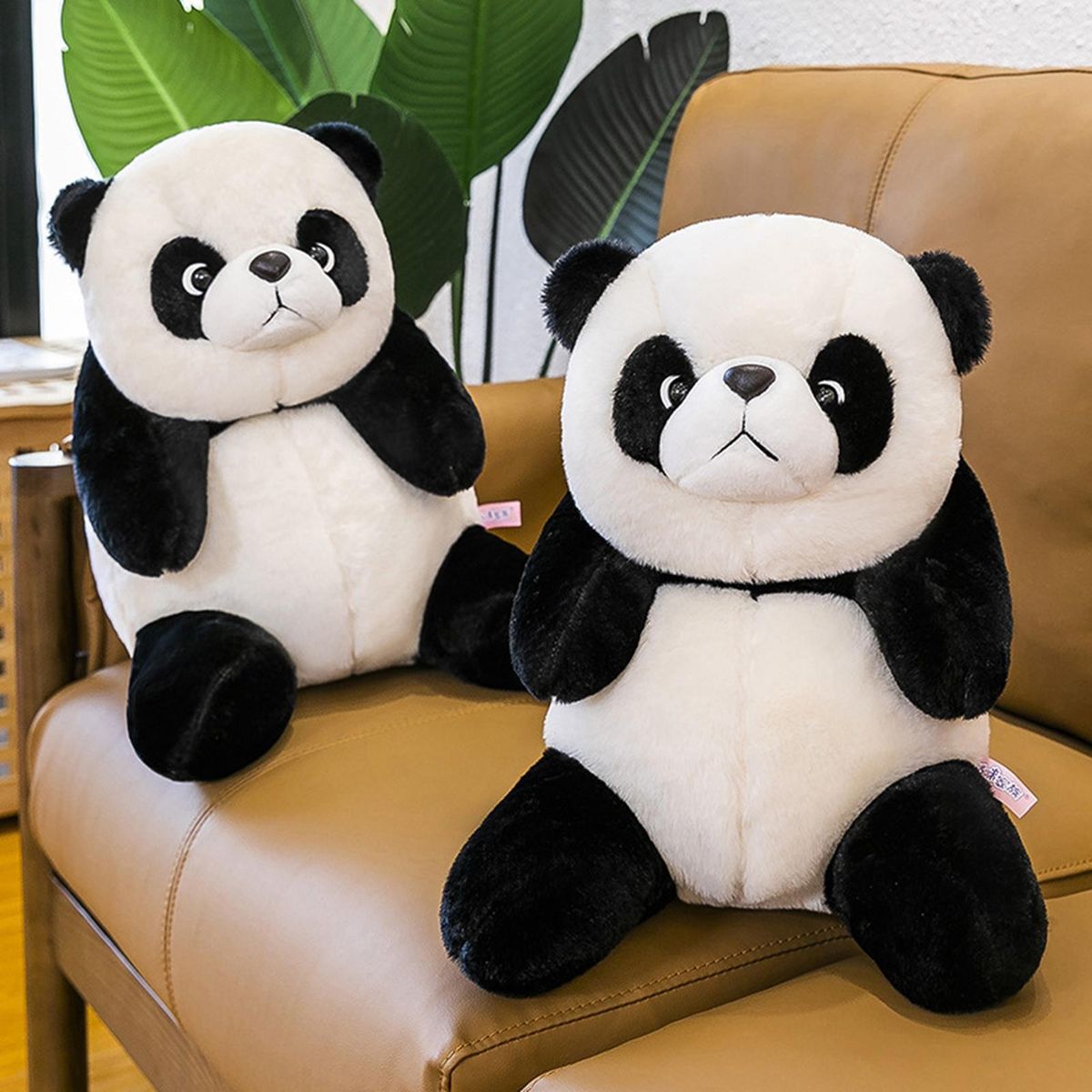 Panda Toy Great Fidelity Panda Doll Black