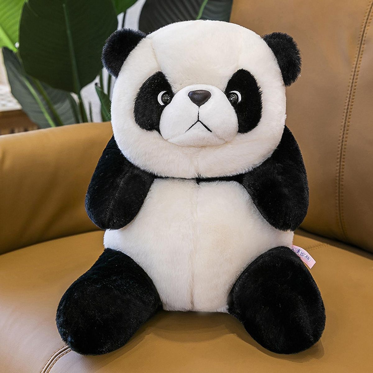 Panda Toy Great Fidelity Panda Doll Black