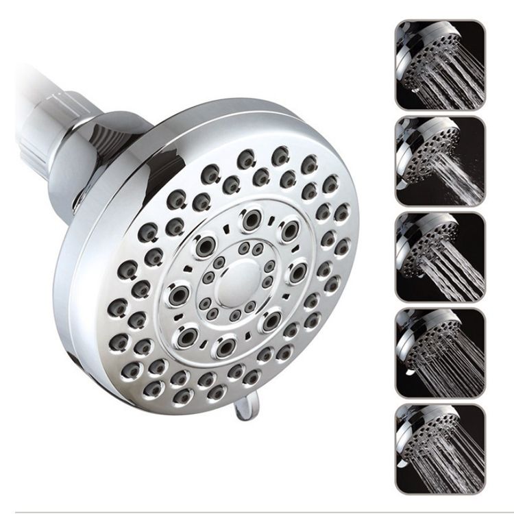 Adjustable High Pressure ABS Wall-mounted Shower Head