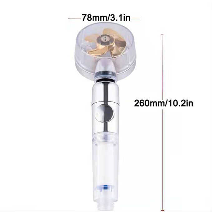 Pressurized Shower Heads Water Saving ABS High Pressure