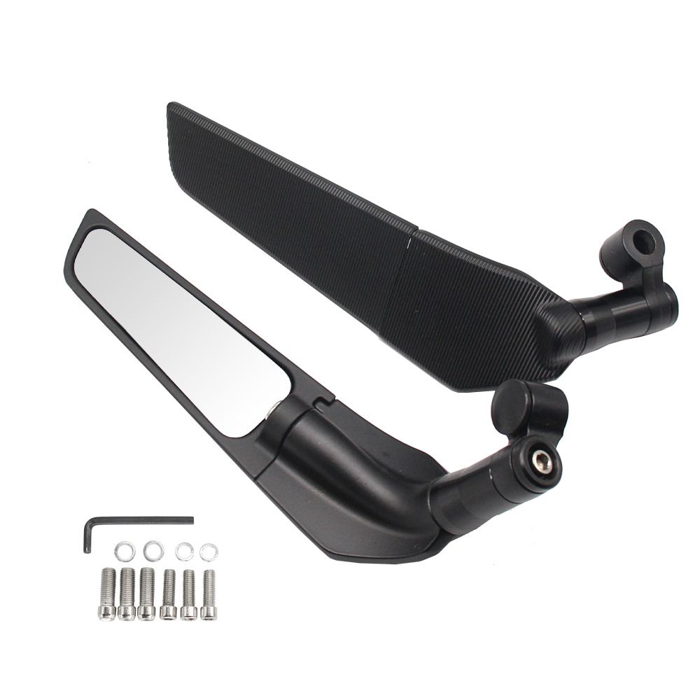2pcs Motorcycle Modified Wind Swivel Wing Universal Rearview