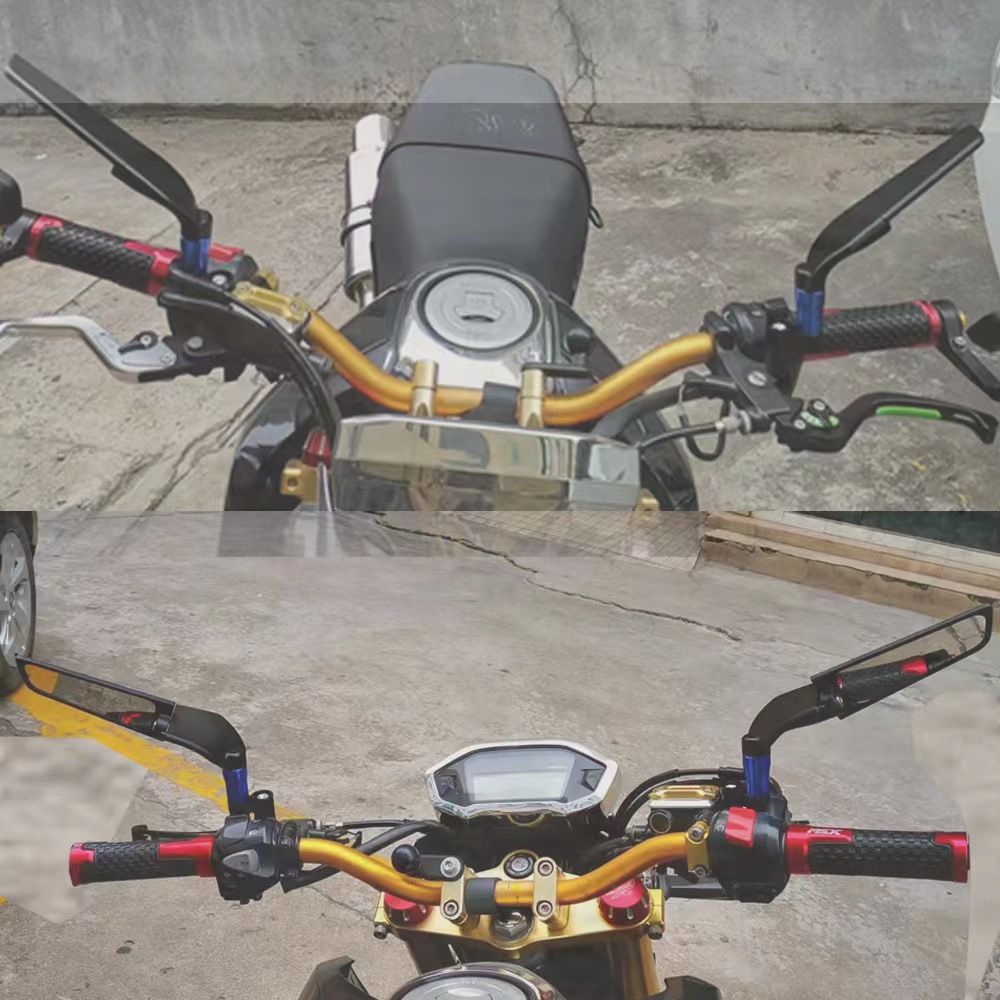 2pcs Motorcycle Modified Wind Swivel Wing Universal Rearview