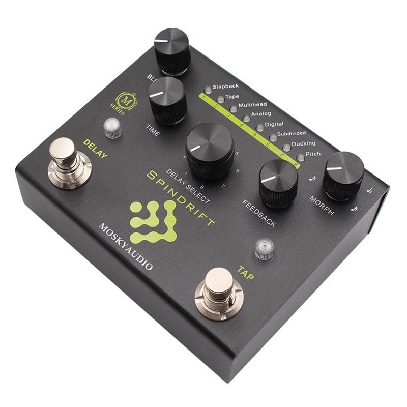 SPINDRIT Guitar Bass Effects Pedal Delay with TAP