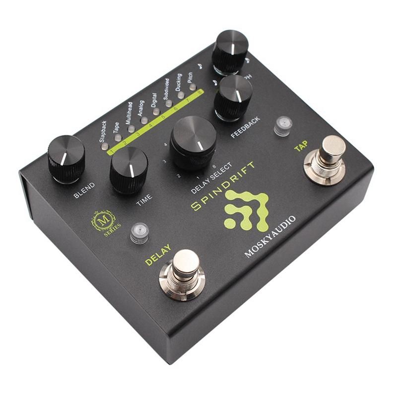 SPINDRIT Guitar Bass Effects Pedal Delay with TAP