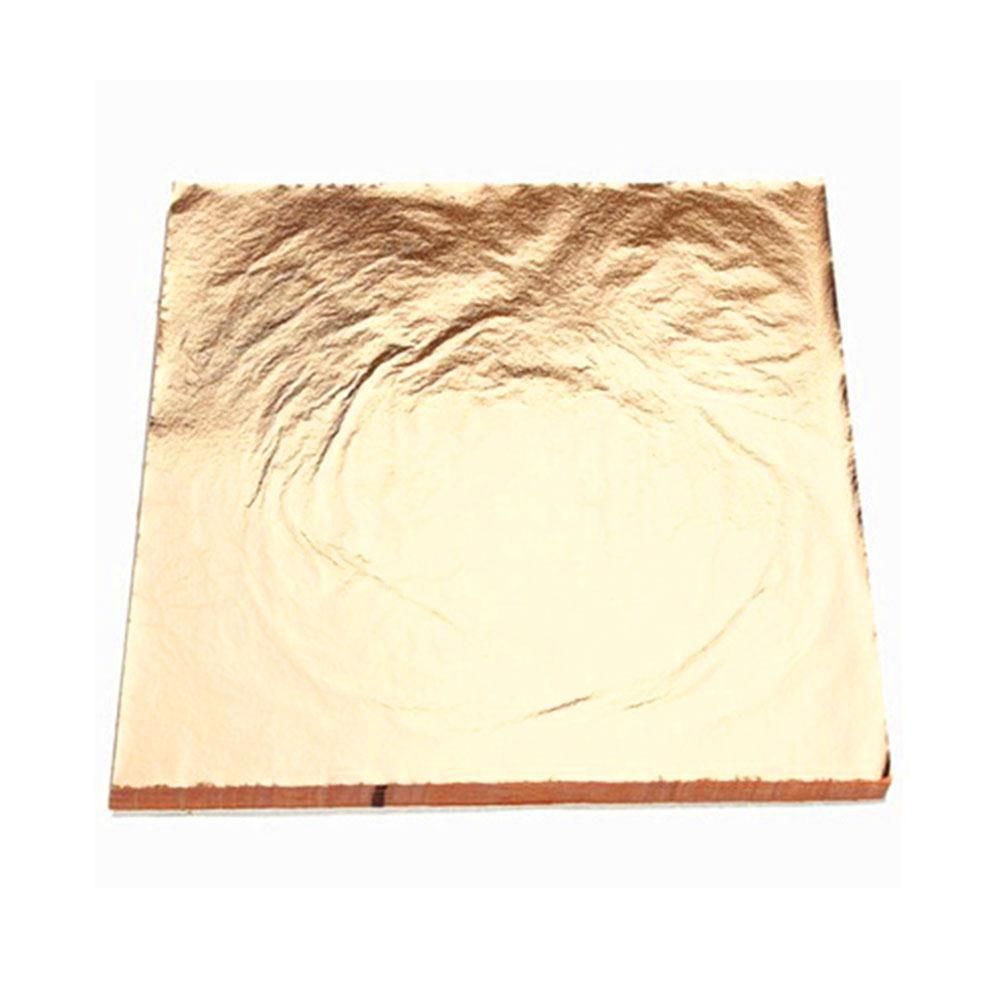 Gold 100 Sheets Wall Decor Gilding Sheets Leaf Foil Paper