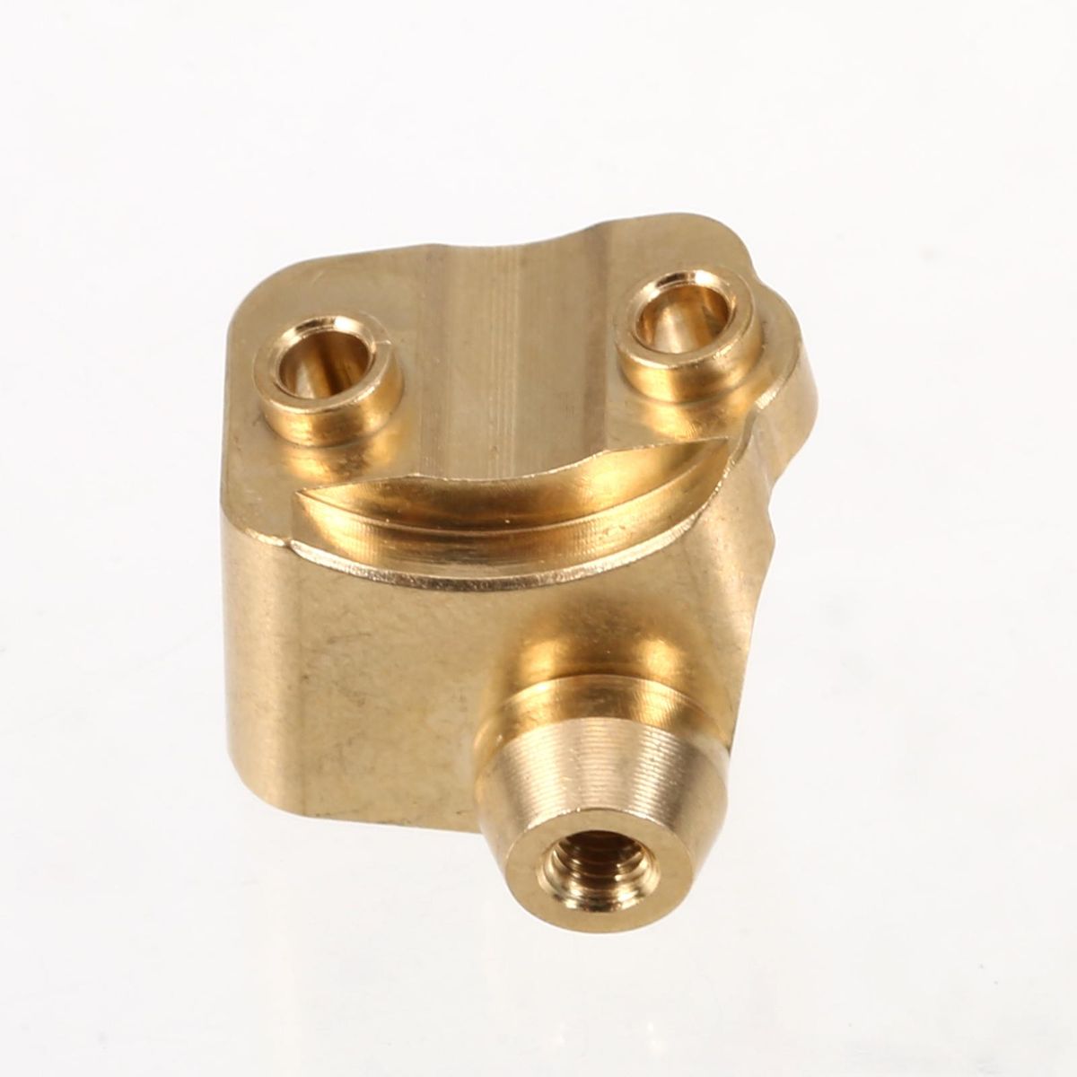 Brass Front Rear Axle Lower Shock Mount Axle Mount Set Suspension Links Stand Compatible with TRAXXAS TRX-4 82056-4 G500 RC Car 4 PCS