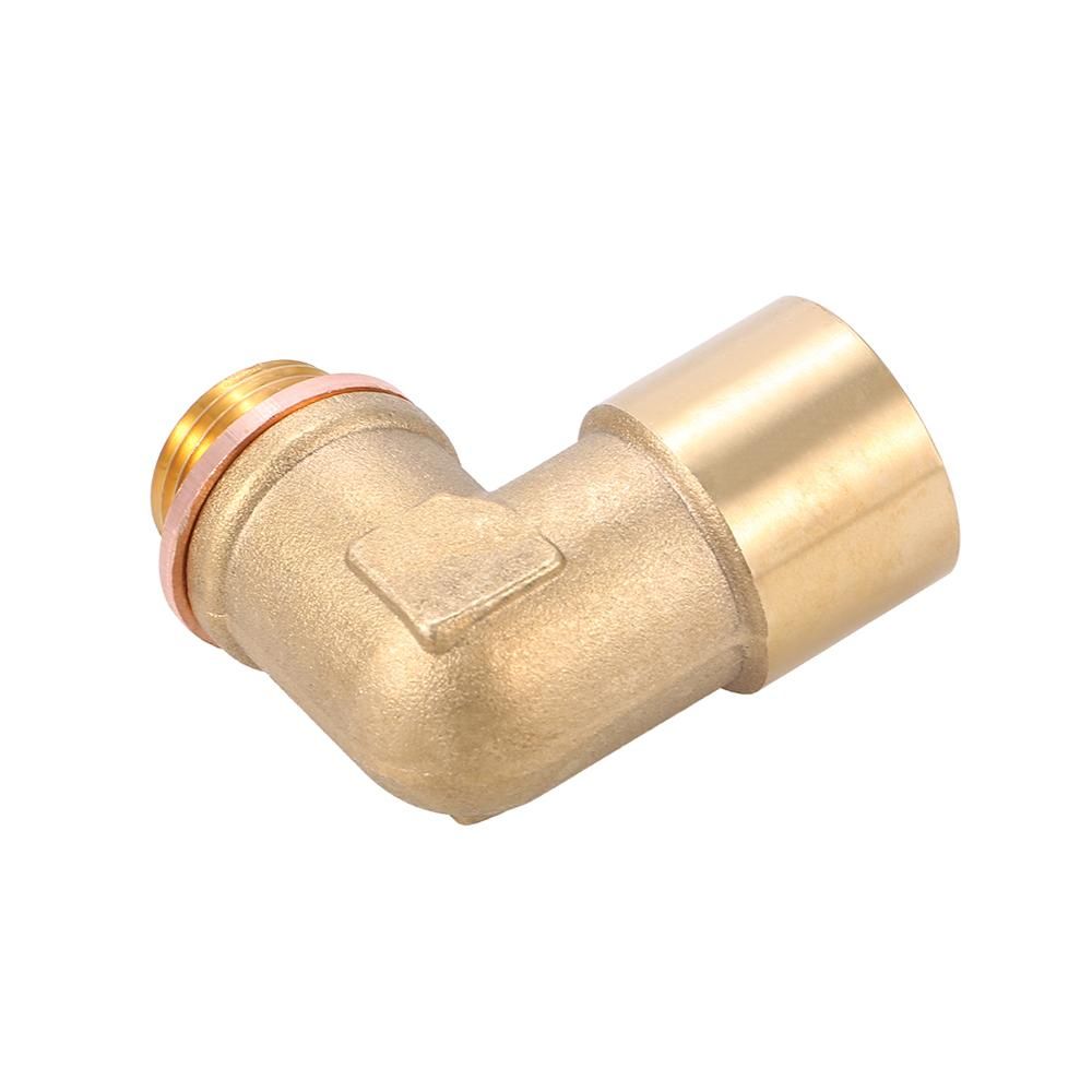 90° Angled Lambda O2 Oxygen Sensor Extender Spacer for Decat Hydrogen Brass M18x1.5