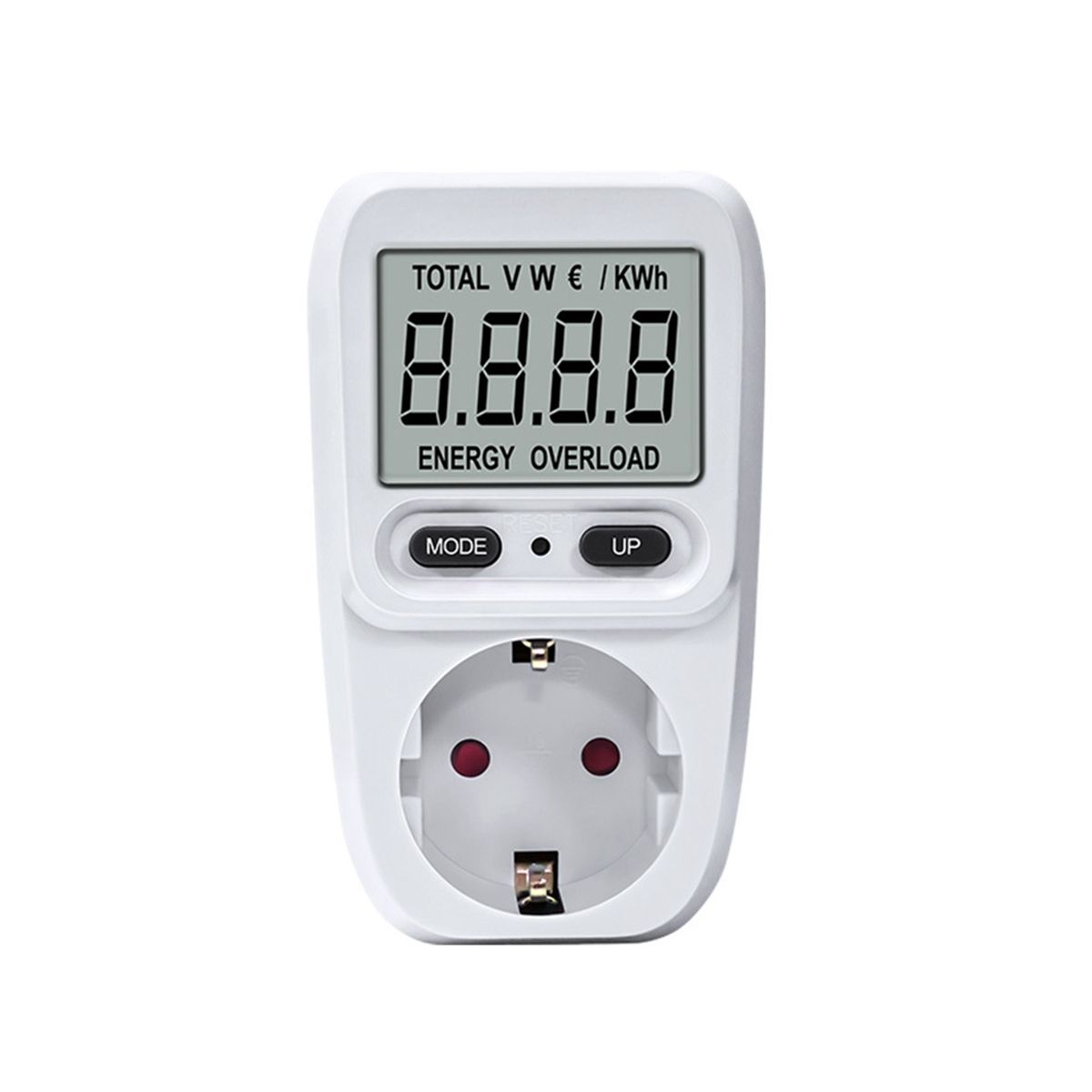 230V-240V Digital LCD Power Meter Wattmeter Socket Wattage Electric Meter BR Measuring Outlet Power Analyzer EU Plug