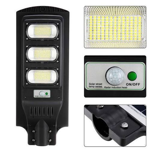 680W Solar Street Light With Remote Control (3 Eyes) Plus A Free Pole