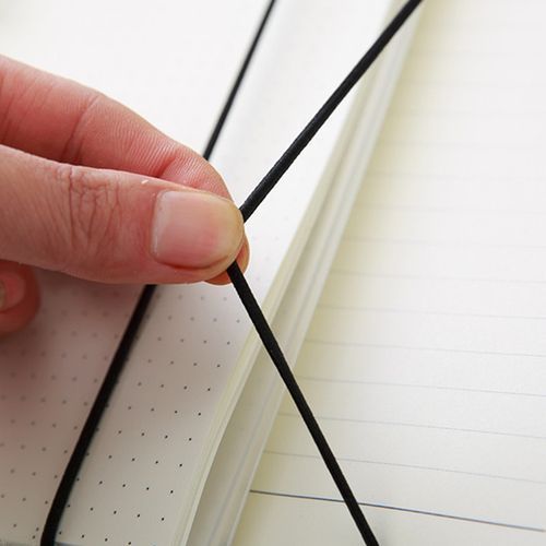 Hard Cover Dot Notebook Bandage Weekly Planner Agenda Diary School Supplies Journals Sketchbook-A6(10.8x14.8CM)(Stripe)
