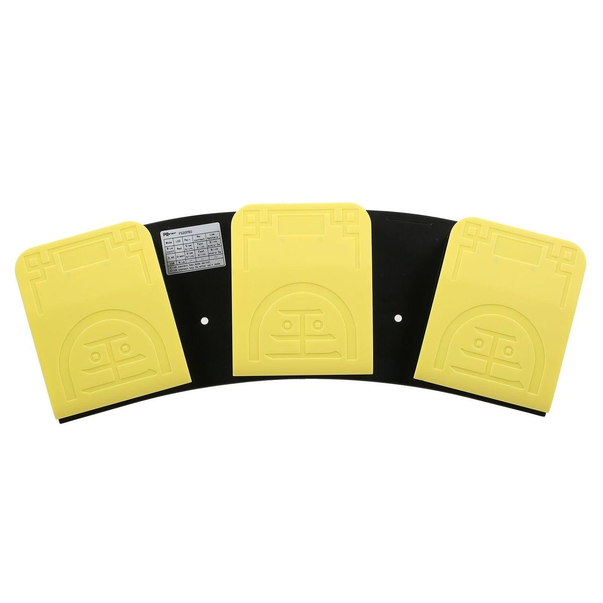 FS20Pro Triple Foot Switch Multifunctional Customized Foot Pedal USB+2.4G+BT Three-mode Connection Mechanical Switch