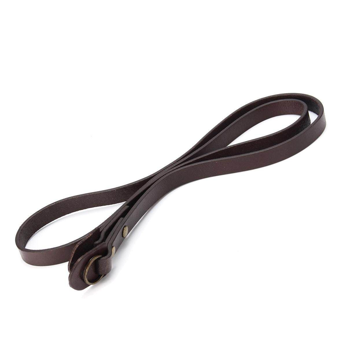 CANPIS Brown Leather Camera Neck Shoulder Strap For SLR DSLR Leica Fuji Brown