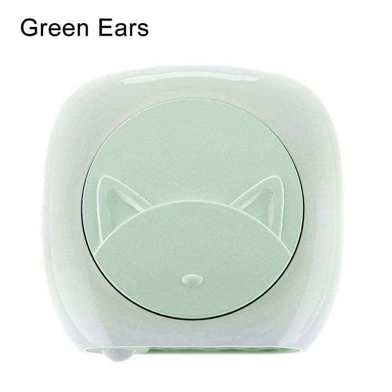 2600mAh Smart Cat Odor Purifier For Cats Litter Box Ozone Deodorizer Dog Toilet-Green Ears