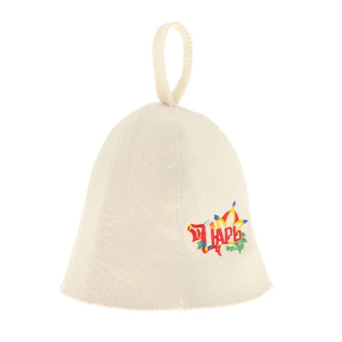 Sauna Cap Russian Banya Hat Baths Natural Wool Felt Outdoor Spa Bath F