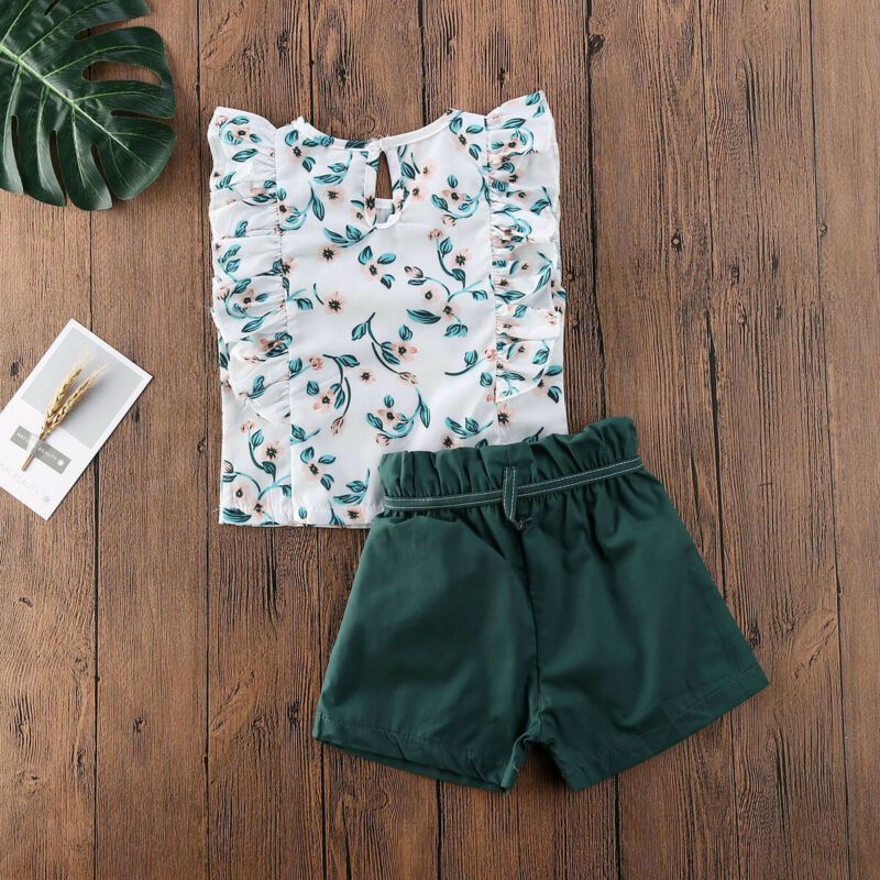 0-24M Toddler Baby Boys Girls Summer Ribbed Knitted Clothes