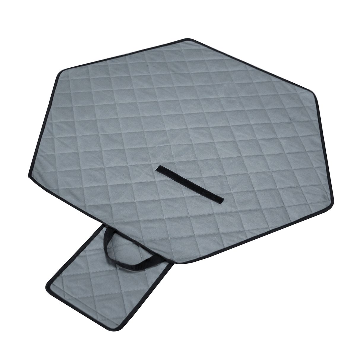 Hexagon Bedding Liner Indoor Waterproof Hexagon Pet Pee Pad Grey