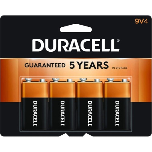 Coppertop 9v Alkaline Batteries - 4 Count