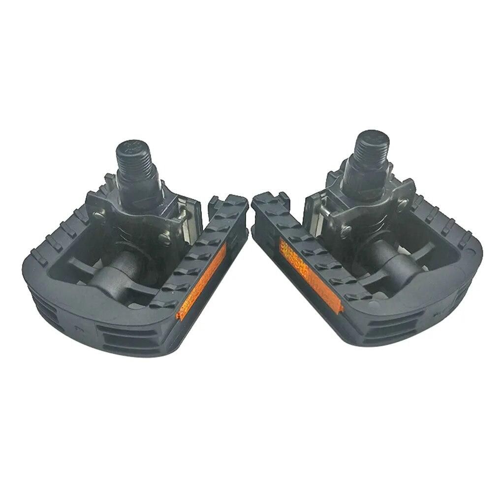 Folding Bike Pedals w/ Reflector MTB Road Commuting Bicycle Folder Pedal 9/16