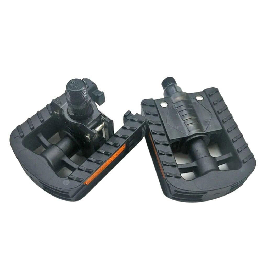 Folding Bike Pedals w/ Reflector MTB Road Commuting Bicycle Folder Pedal 9/16"
