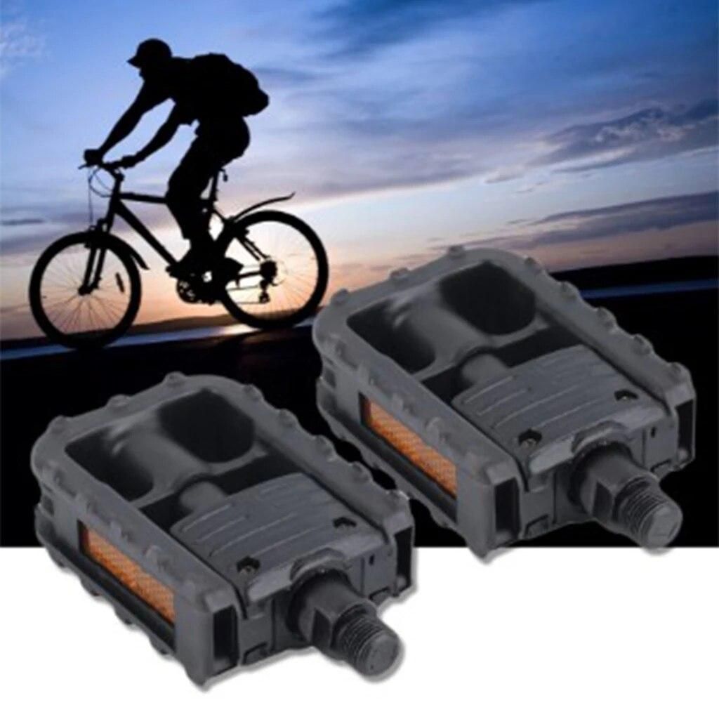 Folding Bike Pedals w/ Reflector MTB Road Commuting Bicycle Folder Pedal 9/16"